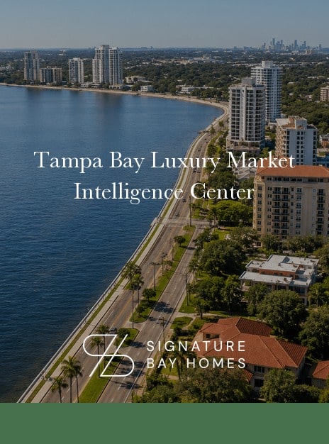 Cover of the Tampa Bay Luxury Market Intelligence Center