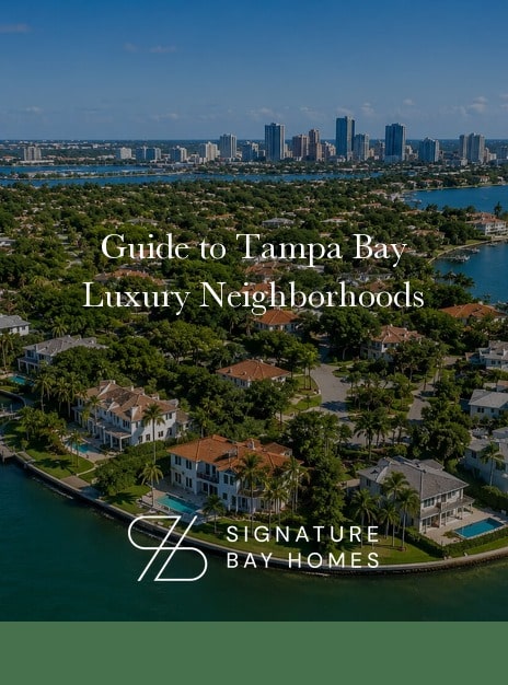 Cover of the Guide to Tampa Bay Luxury Neighborhoods