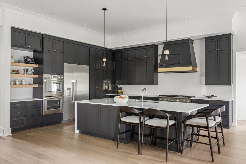 Kitchen island with seating, the space where families gather day to day